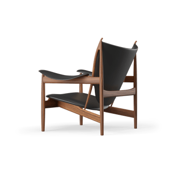 Chieftain chair fåtölj - Valnöt-Nevada Black NV0500S - House of Finn Juhl