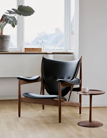 Chieftain chair fåtölj - Valnöt-Nevada Black NV0500S - House of Finn Juhl