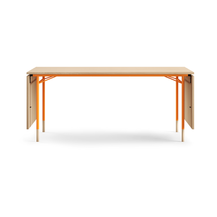 Nyhavn Dining Table matbord med klaffar, Ljus ek-orangea ben House of Finn Juhl