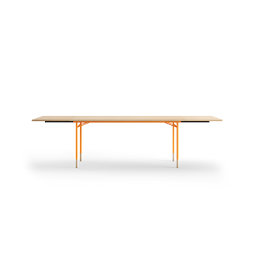 Nyhavn Dining Table matbord med klaffar - Ljus ek-orangea ben - House of Finn Juhl