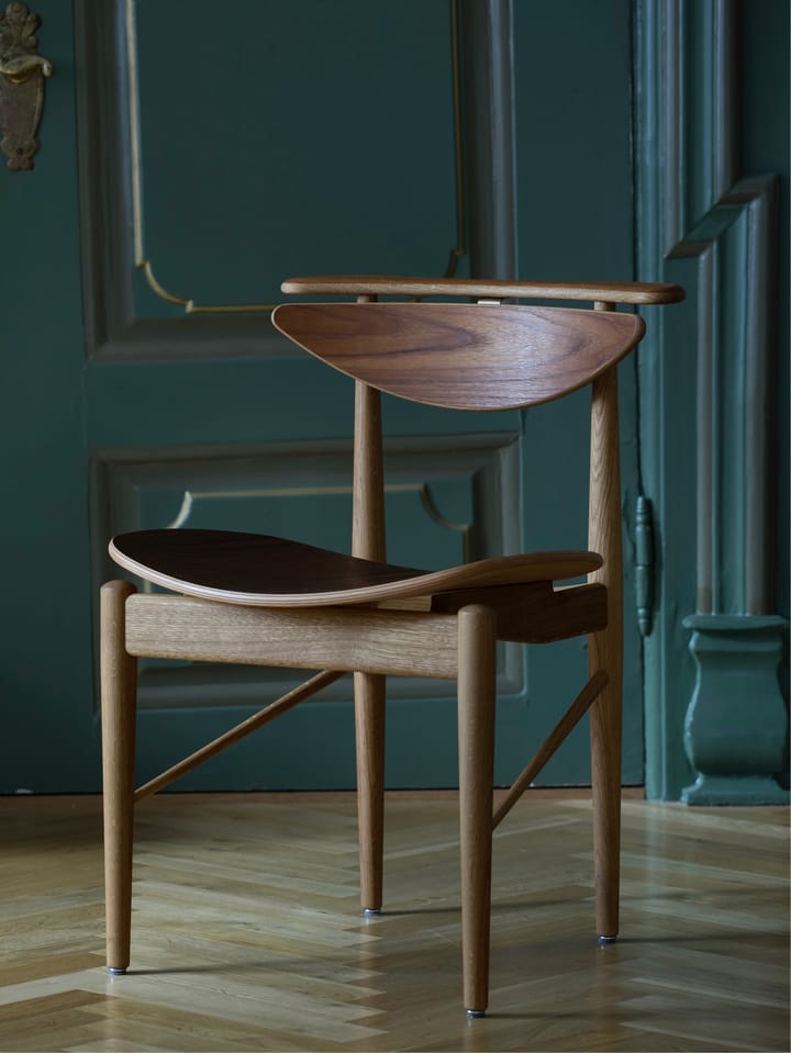 Reading Chair stol veneer seat - valnöt/ek - House of Finn Juhl