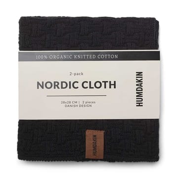 Humdakin Nordic disktrasa 28x28 cm 2-pack - Coal - Humdakin