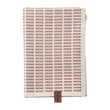 Humdakin Notes of Hygge kökshandduk jul 2-pack - Off white-red - Humdakin