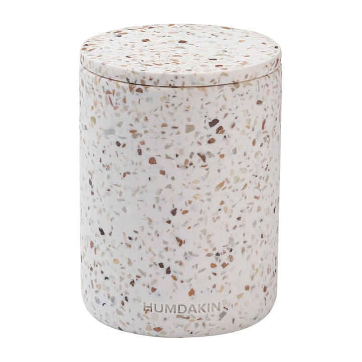 Humdakin Terrazzo vas med lock Ø10 cm, Red/Beige Humdakin