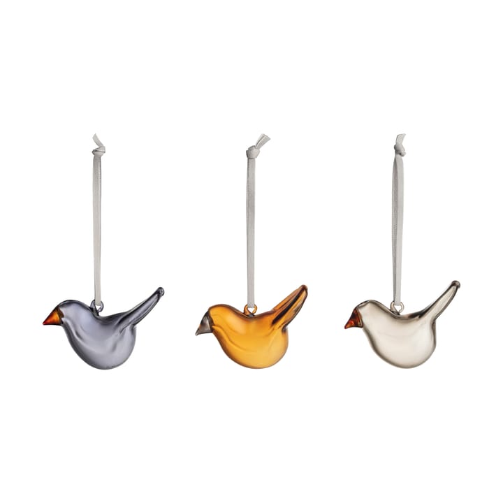 Iittala glasfågel 3-pack - Mix - Iittala