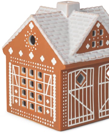 Gingerbread ljushus - Christmas barn 11,5 cm - Kähler