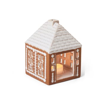 Gingerbread ljushus liten 11 cm - Brun - Kähler