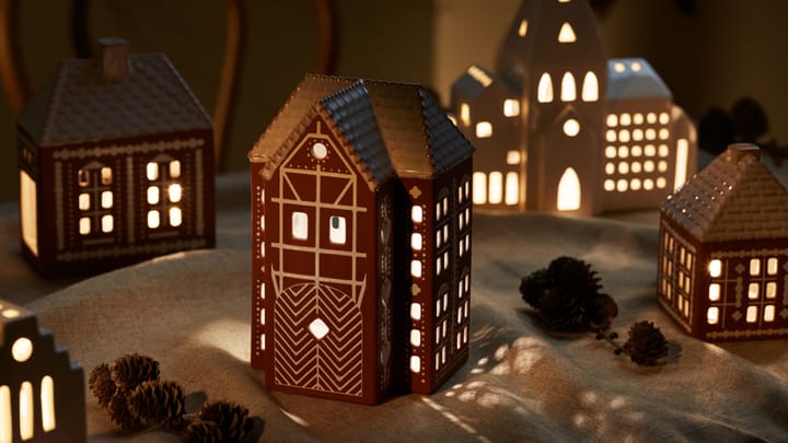 Gingerbread Ljuslykta stor 17 cm - Brun - Kähler