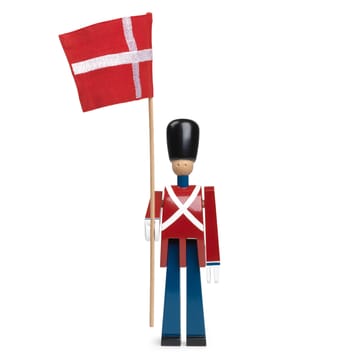 Kay Bojesen fanbärare med textilflagga - 29,5 cm - Kay Bojesen Denmark