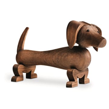 Kay Bojesen hund 18,5 cm - Valnöt - Kay Bojesen Denmark