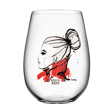 All about you tumblerglas 57 cl 2-pack - want you (röd) - Kosta Boda