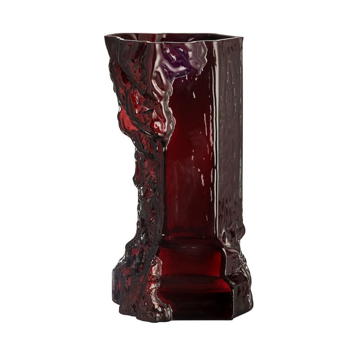 Rocky Baroque vas 35 cm - Oxblood - Kosta Boda