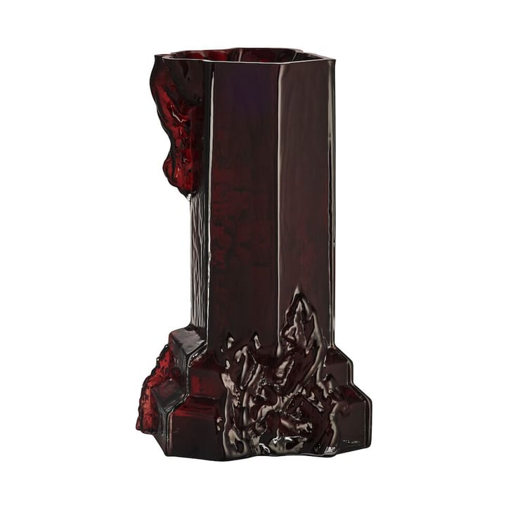 Rocky Baroque vas 350 mm, Oxblood Kosta Boda