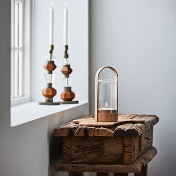 Candlelight portabel bordslampa - light oak - Le Klint