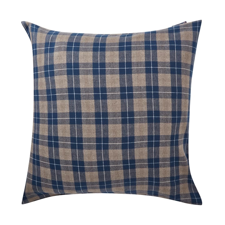 Checked Flannel örngott 65x65 cm, Denim blue-beige Lexington