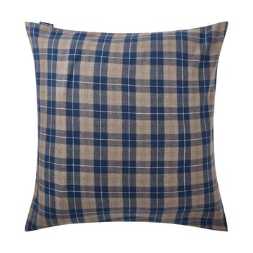 Checked Flannel örngott 65x65 cm - Denim blue-beige - Lexington