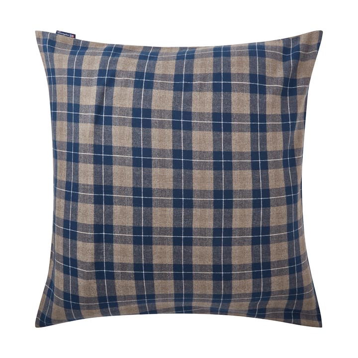 Checked Flannel örngott 65x65 cm, Denim blue-beige Lexington