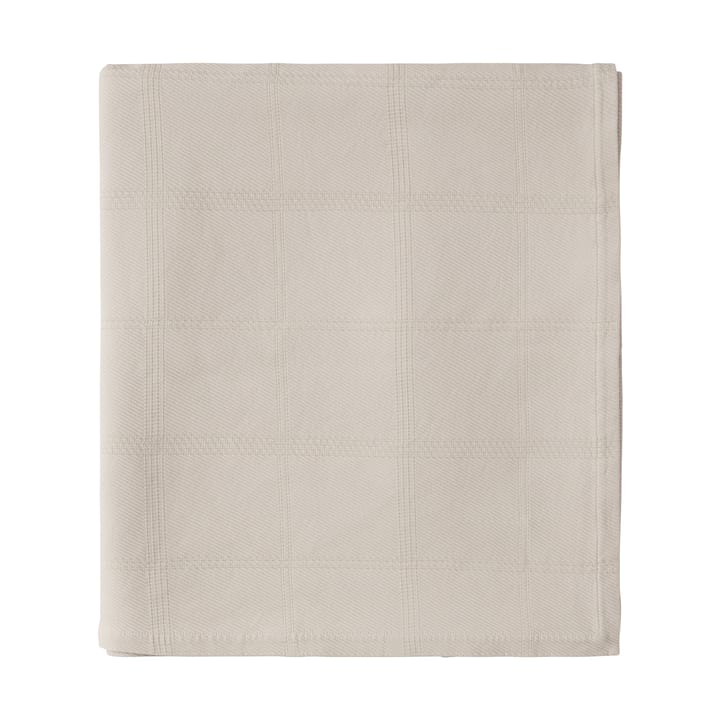 Checked Jacquard överkast 160x240 cm - Light beige - Lexington