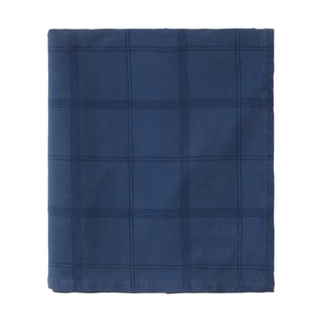 Checked Jacquard överkast 260x240 cm - Denim blue - Lexington