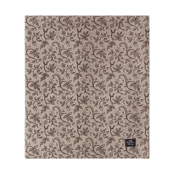 Printed Recycled Cotton bordsduk 150x250 cm - Light beige - Lexington