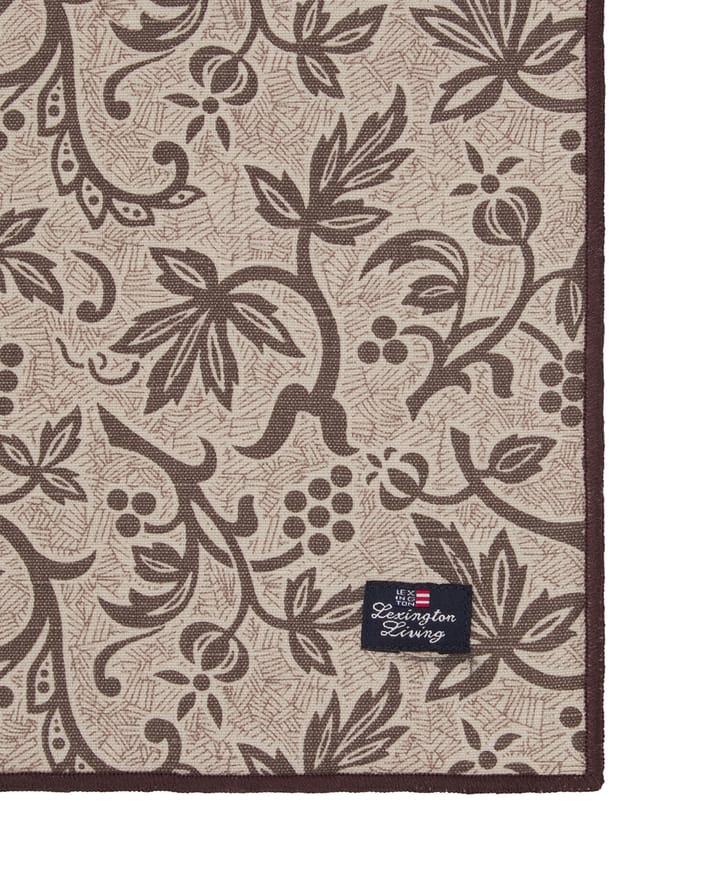 Printed Recycled Cotton tygservett 50x50 - Light beige - Lexington