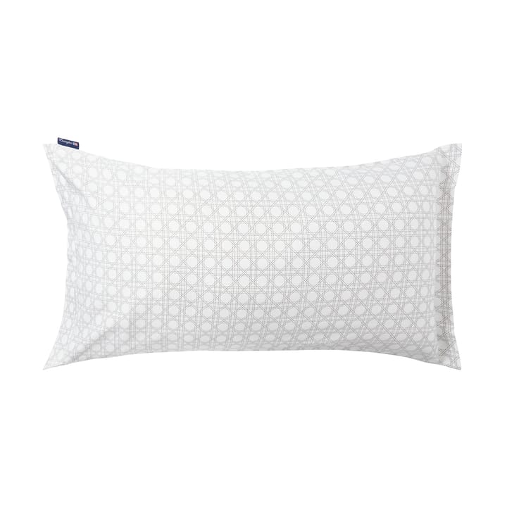 Rattan Printed örngott 50x90 cm - White - Lexington