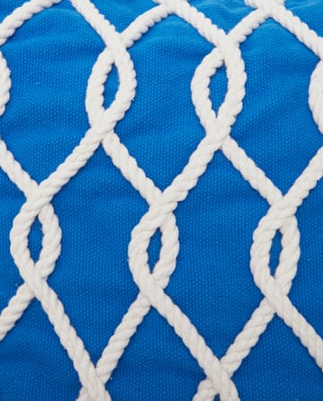 Rope Deco Canvas kuddfodral 50x50 cm - Blå-vit - Lexington