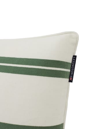 Side Striped kudde small 30x50 cm - White-green - Lexington