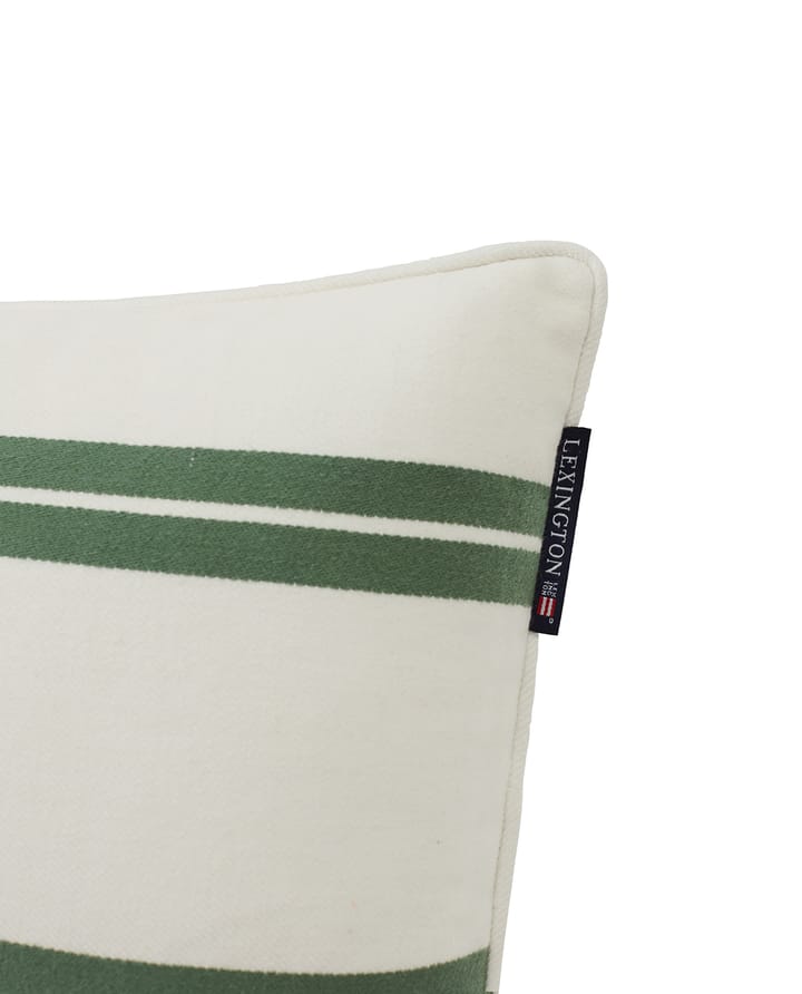 Side Striped kudde small 30x50 cm, White-green Lexington