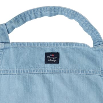 Washed denim förkläde 80x105 cm - Light blue Denim - Lexington