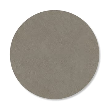 Nupo glasunderlägg circle vändbar 1 st - Linen-flint Grey - LIND DNA