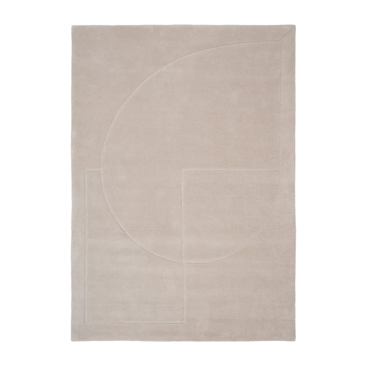 Lineal Poem ullmatta - Beige, 140x200 cm - Linie Design