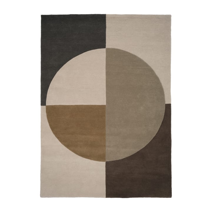 Radiality ullmatta - Olive, 140x200 cm - Linie Design