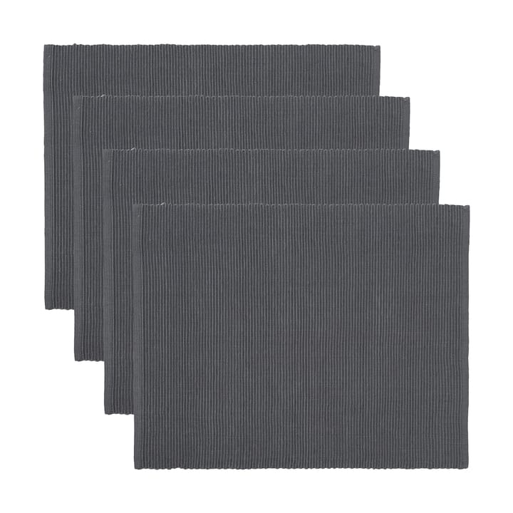 Uni bordstablett 35x46 cm 4-pack - Granitgrå - Linum