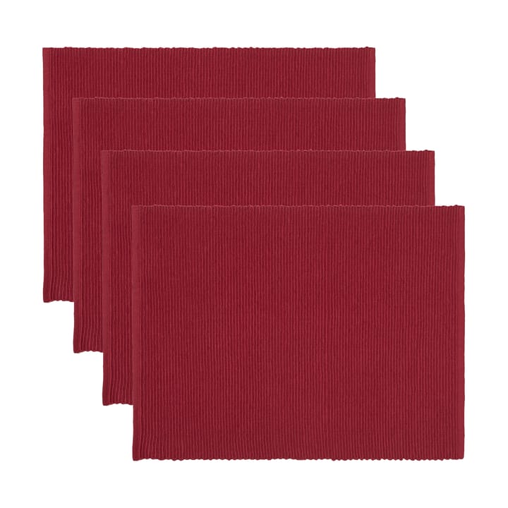 Uni bordstablett 35x46 cm 4-pack - Röd - Linum