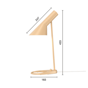 AJ MINI bordslampa - Warm sand - Louis Poulsen