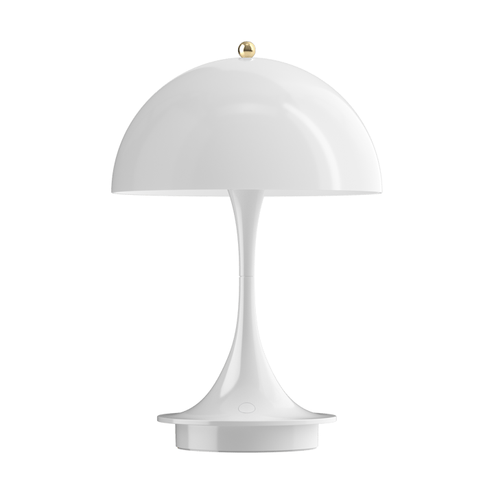 Panthella 160 portabel bordslampa Anniversary Edition - Brass metallised-white - Louis Poulsen