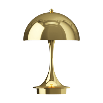 Panthella 160 Portable v3 bordslampa - Brass metallised - Louis Poulsen