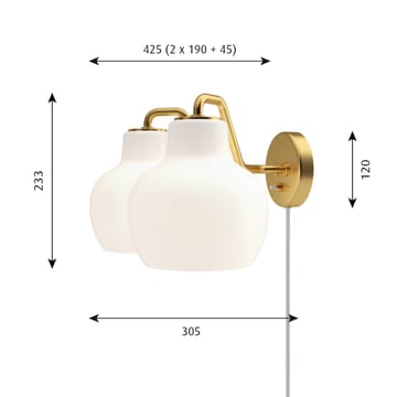 VL Ring Crown vägglampa - 2 - Louis Poulsen