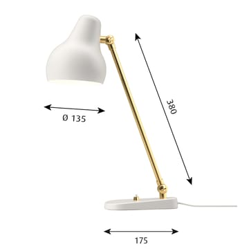 VL38 bordslampa - Vit - Louis Poulsen