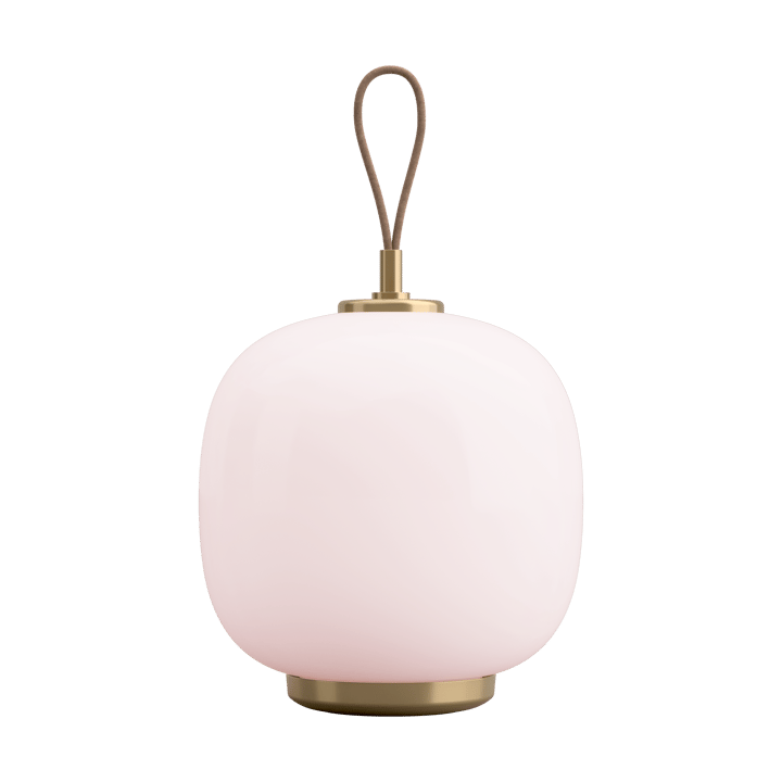 VL45 Radiohus portabel lampa Ø17,5 cm - Brass-pale rose glass - Louis Poulsen