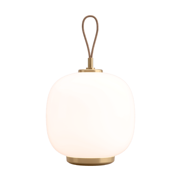 VL45 Radiohus portabel lampa Ø17,5 cm - Brass-pale rose glass - Louis Poulsen