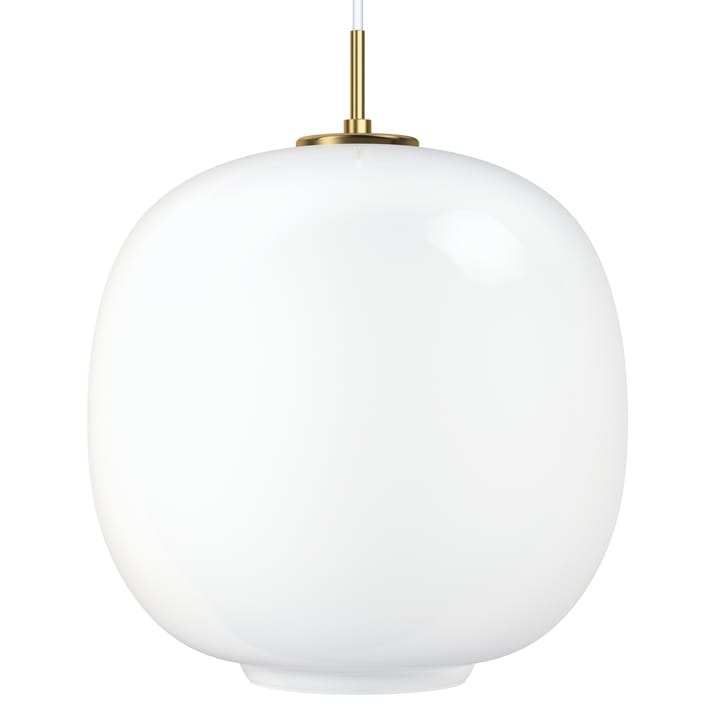 VL45 Radiohuspendel Ø37 cm - Brass-white opal glass - Louis Poulsen