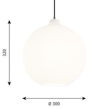 Wohlert pendel Ø30 cm - Vitt opalglas - Louis Poulsen