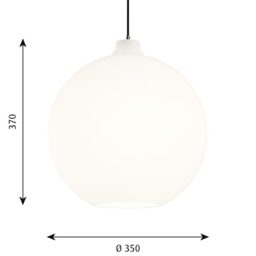 Wohlert pendel Ø35 cm - Vitt opalglas - Louis Poulsen