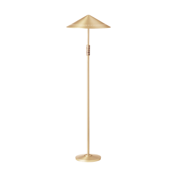 Governor 405 golvlampa - Brass-walnut - LYFA