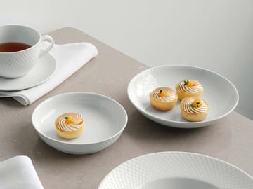 Rhombe desserttallrik Ø16 cm - Vit - Lyngby Porcelæn