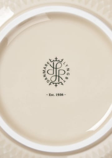 Rhombe serveringsskål Ø22 cm - Marble - Lyngby Porcelæn