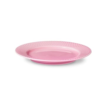 Rhombe tallrik rosa - 21 cm - Lyngby Porcelæn