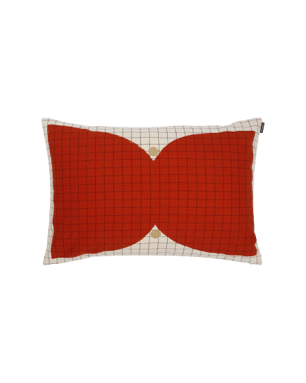 Kalendi kuddfodral 40x60 cm - Röd-vit - Marimekko